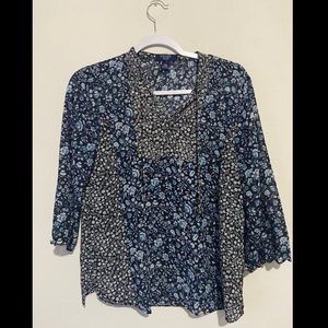 Chaps floral blouse